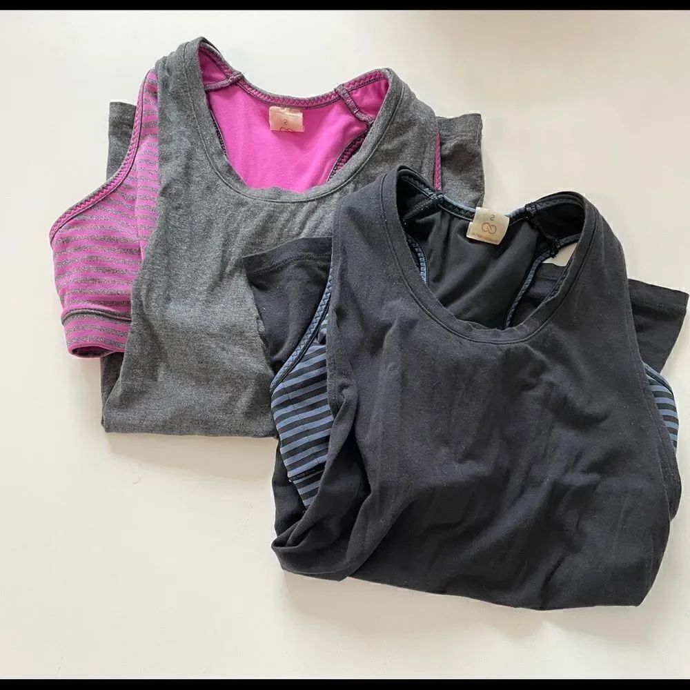 Pre-Owed Calia by Carrie Underwood Womens Tank Tops w/Built-in Sports Bra Size S